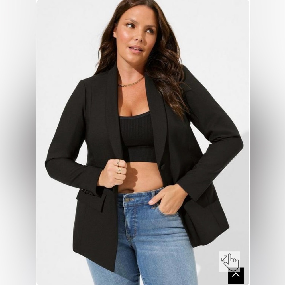 Studio Refined Crepe Classic Blazer